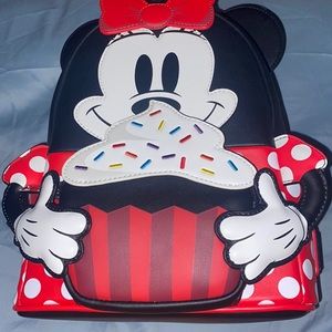 Loungefly Minnie Mouse sprinkle cupcake